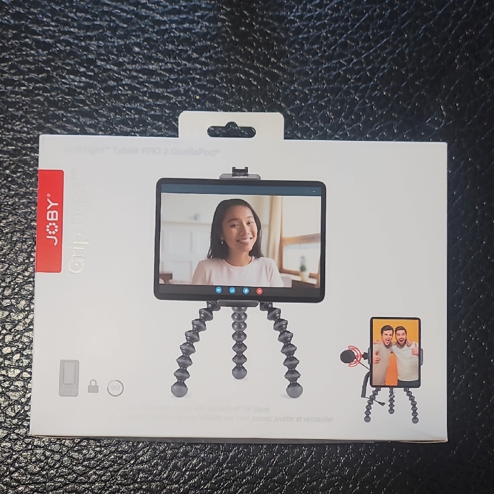 GripTight Tablet PRO 2 with Black GorillaPod